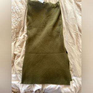 Gold Dogs Madison Avenue Midi Skirt Large
